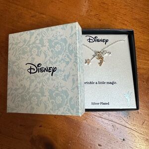 Disney Silver Plated Tinker Bell Necklace